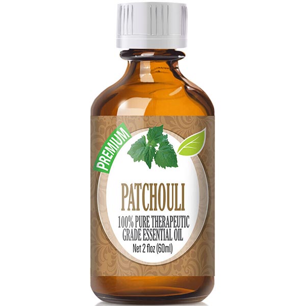 Patchouli Essential Oil (100% Pure & Natural) Glass Bottle + Euro Dropper